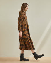 Load image into Gallery viewer, Long Gingham Dress